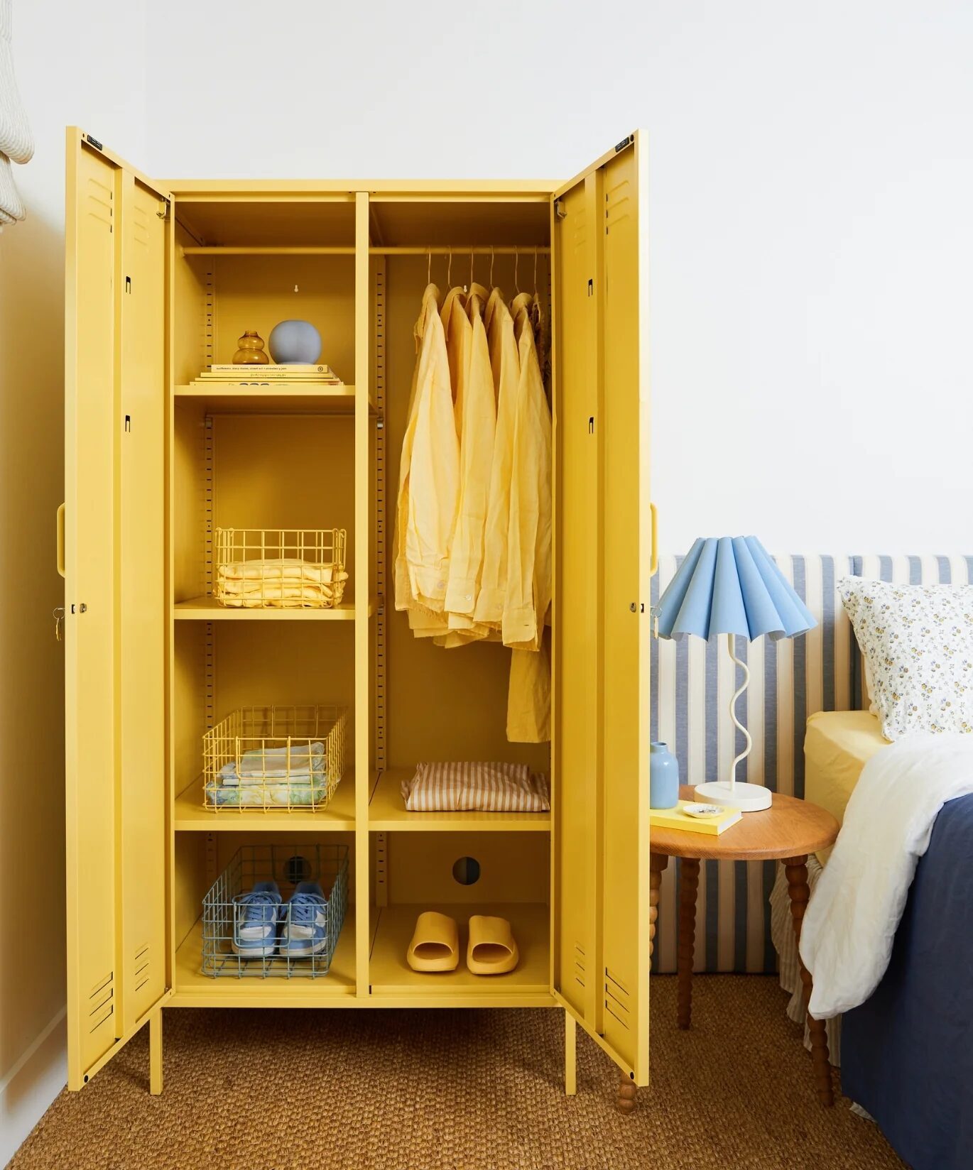 mustard made twinny metallschrank fürs kinderzimmer