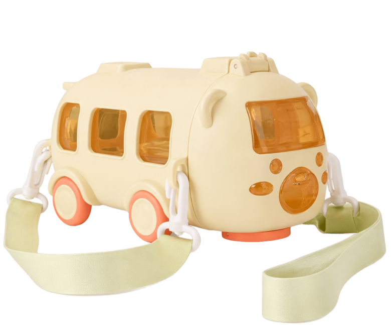 TINY SALTY CARAMEL Toddler Water Bottle “Bus on Wheels” (500 ml)