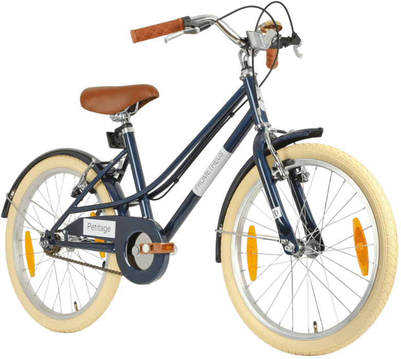 PROMETHEUS PETITAGE Vélo enfant rétro 20 pouces bleu