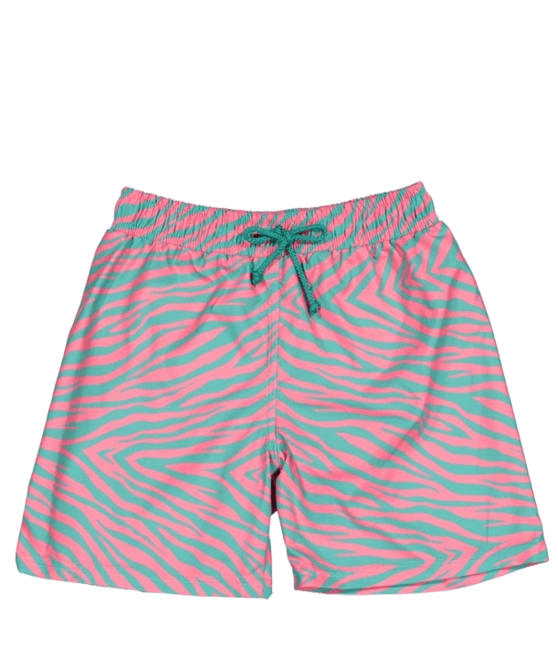 PAPERBOAT Jungen Badeshorts im Mint-Wellenmuster