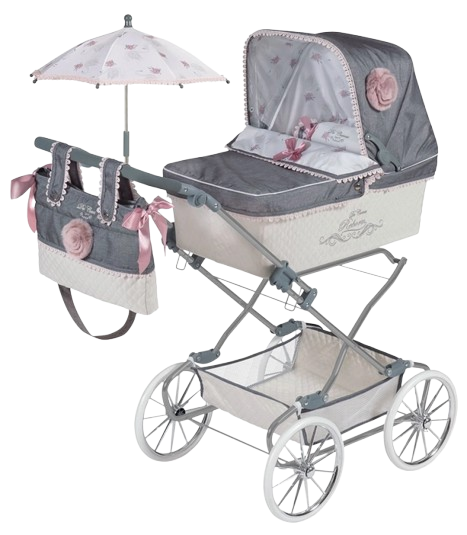 DECUEVAS Reborn-Puppenwagen „Grey“