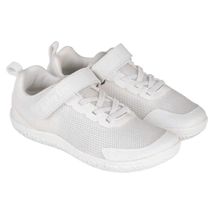 CHETTO Barfußschuhe für Kinder – Weiß im sportlichen Stil