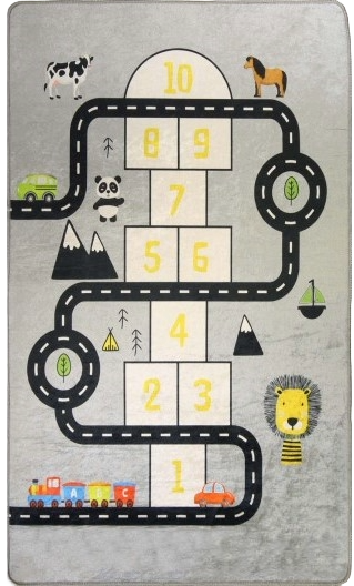 MANI TEXTILE Teppich Circuit Marelle Grey