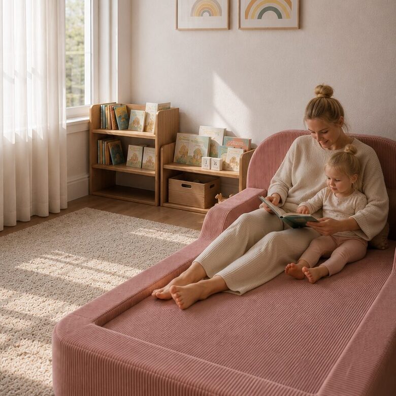 OMÉ children’s foam floor bed with mattress 160×80 cm