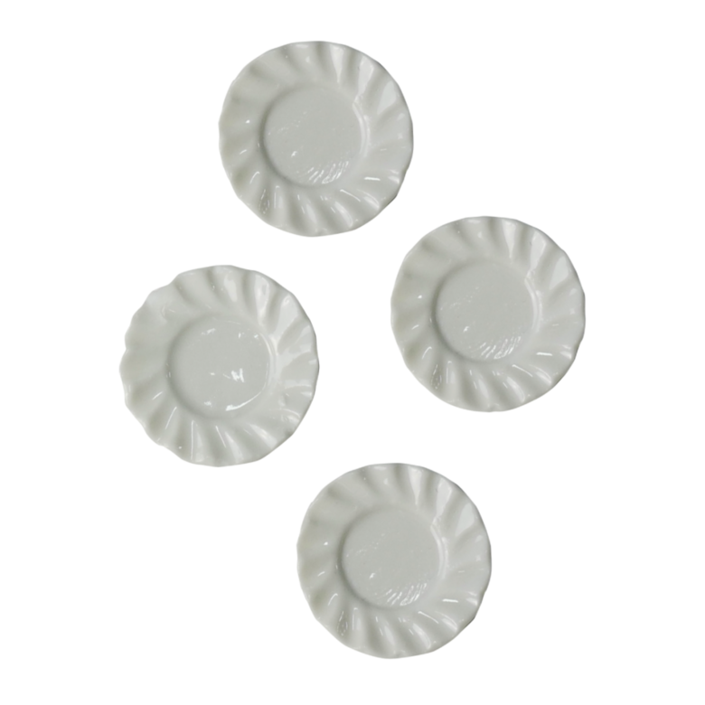 SAM & JULIA - Minis porcelāna šķīvīši (mērogā 1:12)