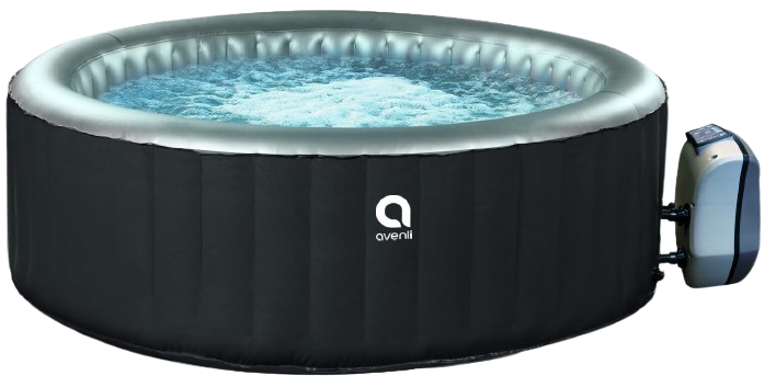 AVENLI piepūšamā āra burbuļvanna London Spa, Ø135 cm, 3 personām