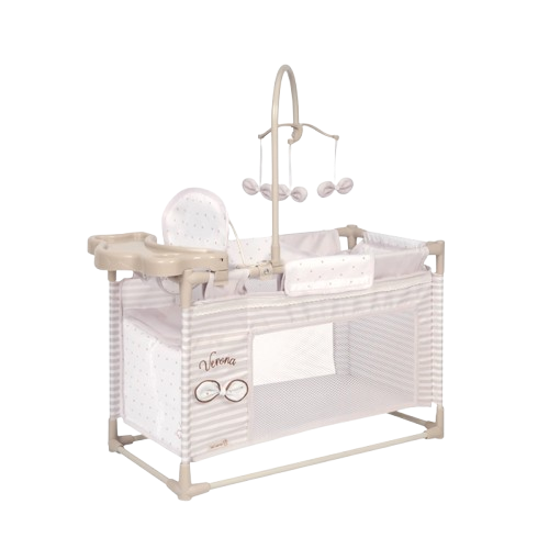 DECUEVAS leļļu pārnēsājamā ceļojumu gultiņa “Verona”