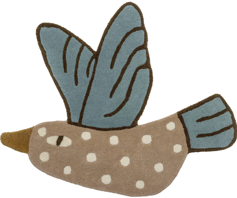 BLOOMINGVILLE Tapis Mini Blue Jay