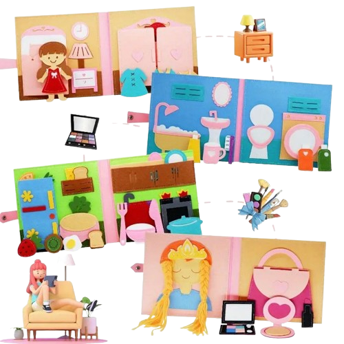 SENSE PLAY Quiet Book for Kids – Creative Learning Through Play