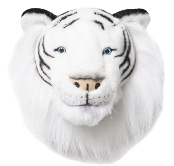 WILD & SOFT Kopf weißer Tiger Albert