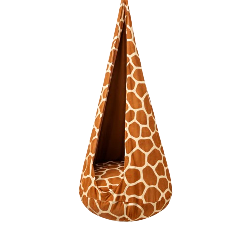 BEES & BLOOMS Kids' Cozy Cocoon Swing – Giraffe Collection