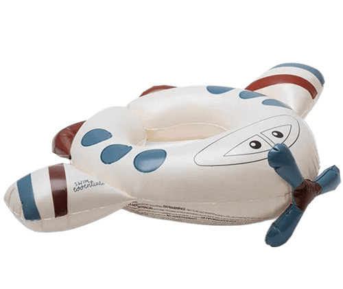 SWIM ESSENTIALS peldriņķis Peter Plane ar lidmašīnas dizainu, Ø 55 cm