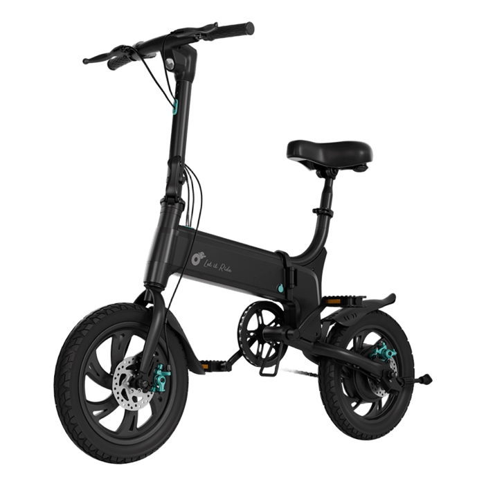 PHUNKEE TREE Salokāms elektriskais velosipēds ar APP melns