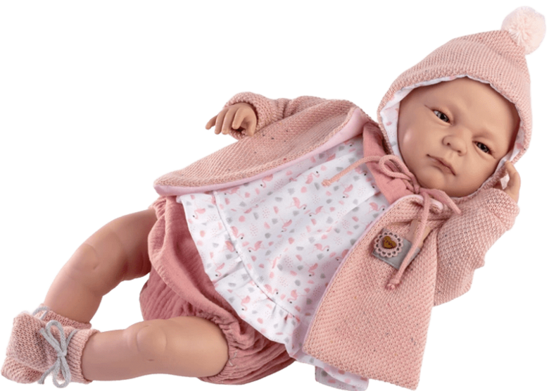 BERBESA doll Valeria with jacket and hat, 50 cm