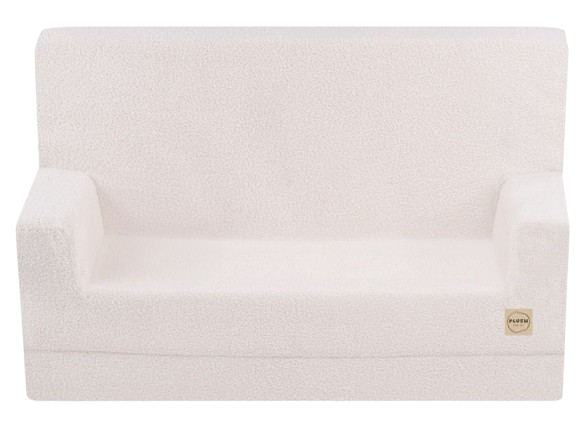 PLUSH NEST Foldie children's sofa with armrests – comfort and creativity in one