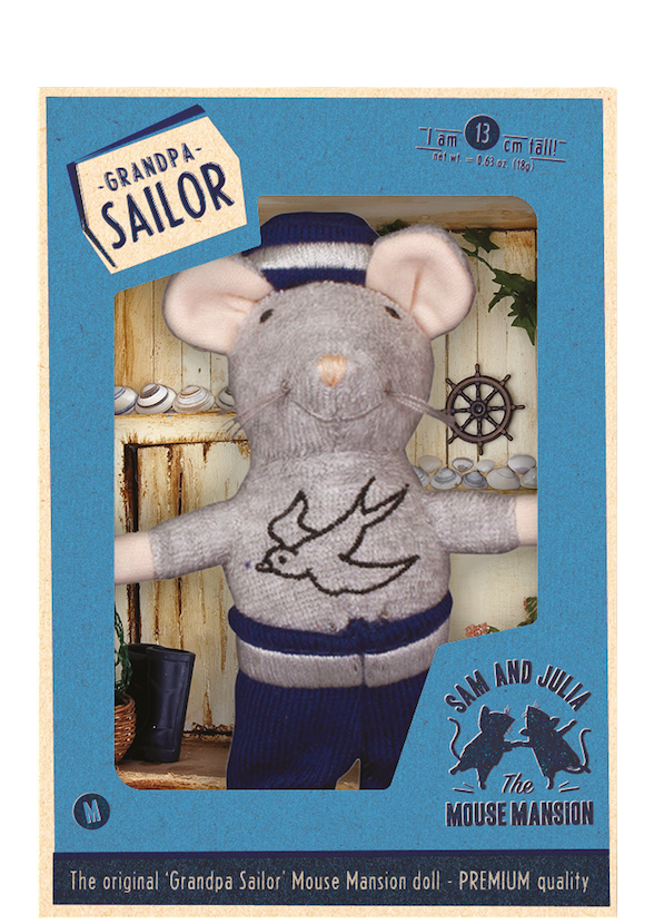 HET MUIZENHUIS Cuddly toy Grandpa Zeeman