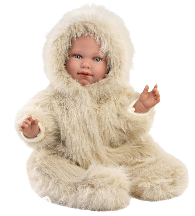 LLORENS Alicia 45 cm – runājošā un raudošā lelle ar mīkstu ķermeni