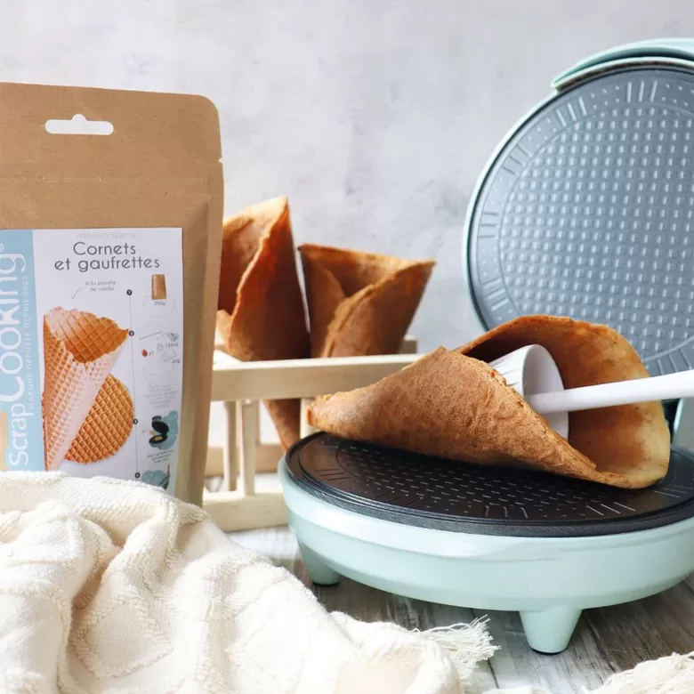 SCRAPCOOKING Waffle and Ice Cream Cone Maker