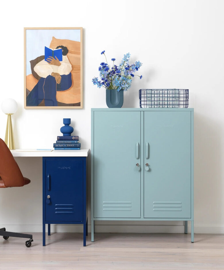 MUSTARD The Midi in ocean metal cabinet In 12 colors