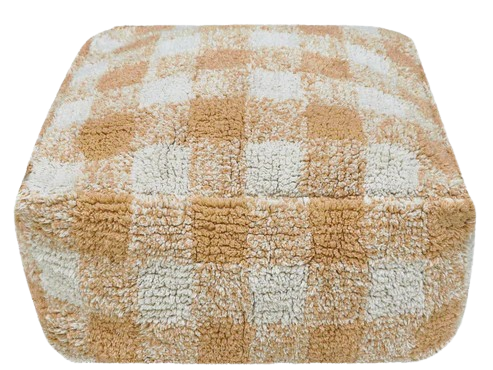 LORENA CANALS Pouf Vichy Honey
