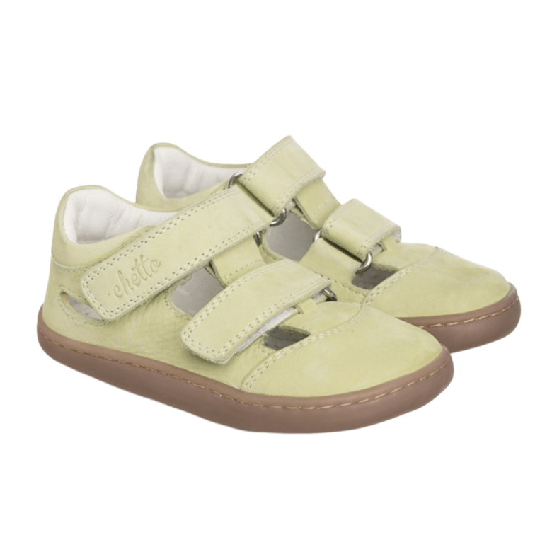 CHETTO Kids Barefoot Leather Sandals