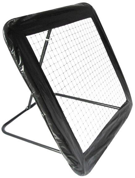 AVENLI futbola vārtu statīvs 124 × 124 cm, melns