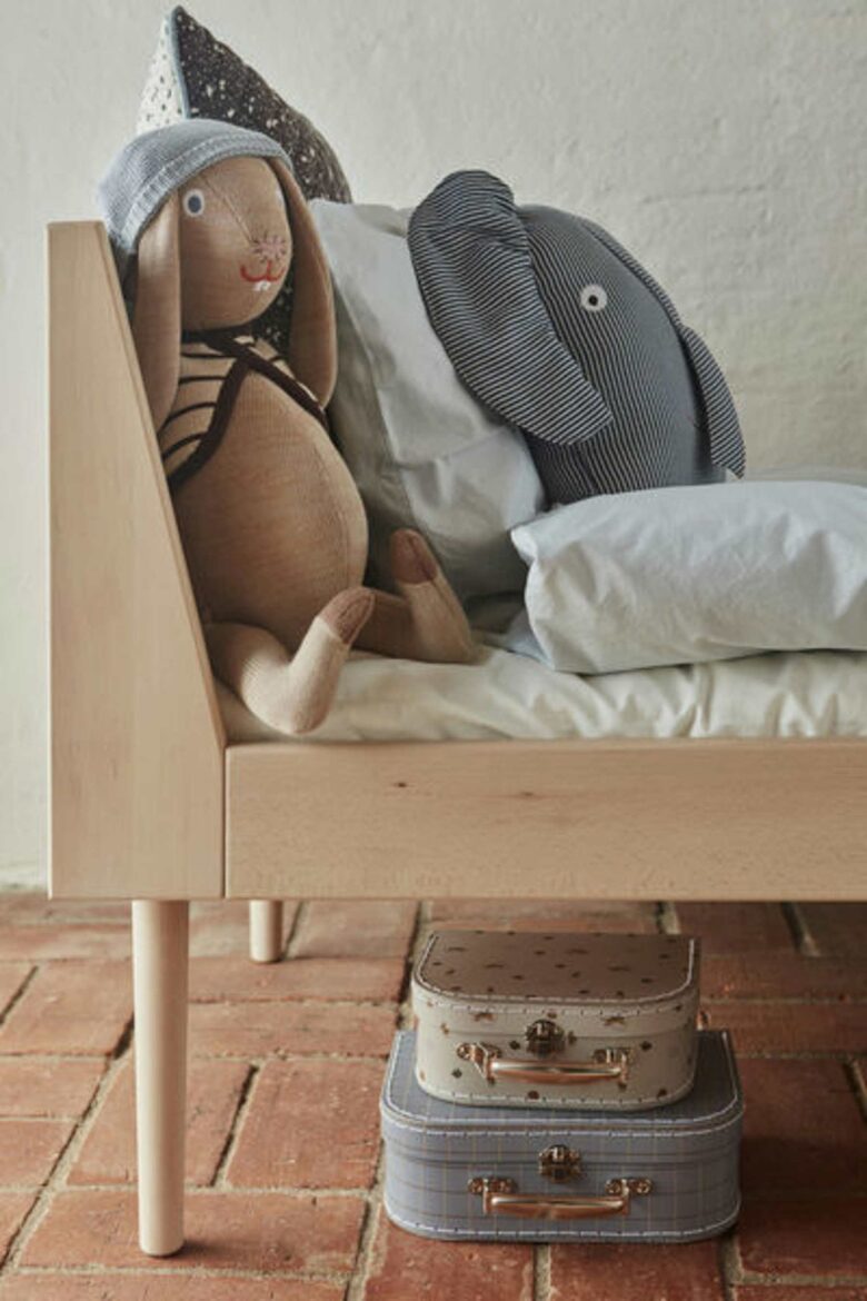 OYOY MINI Erik Elephant Denim Cushion