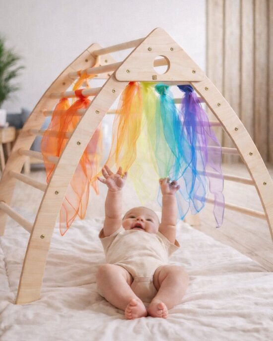 LUULA Zusammenklappbares Pikler-Kletterdreieck TREKANT