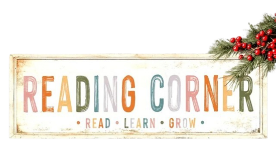 MAARA TERRA Wooden Wall Decor “Reading Corner”
