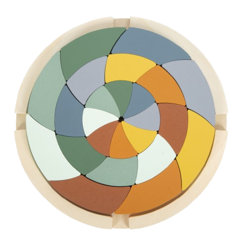 SMALL FOOT Puzzle de couleurs en bois « Safari »