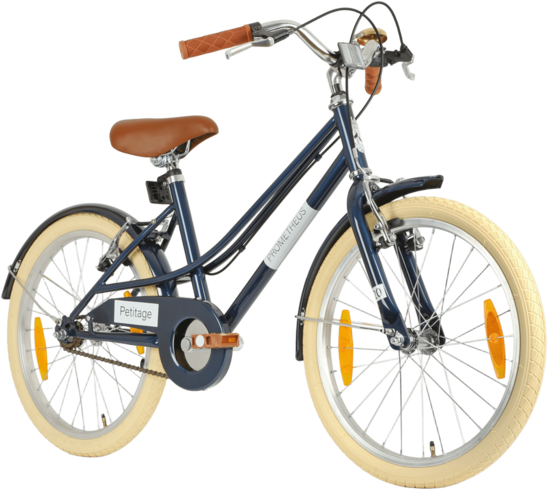 PROMETHEUS PETITAGE Vélo enfant rétro 20 pouces bleu