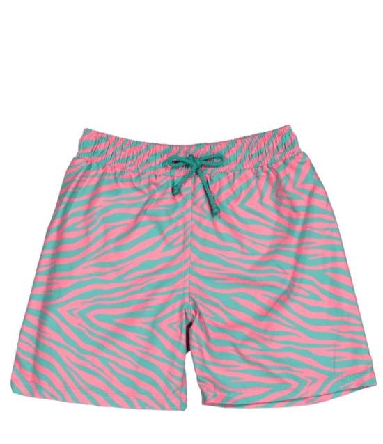 PAPERBOAT Jungen Badeshorts im Mint-Wellenmuster