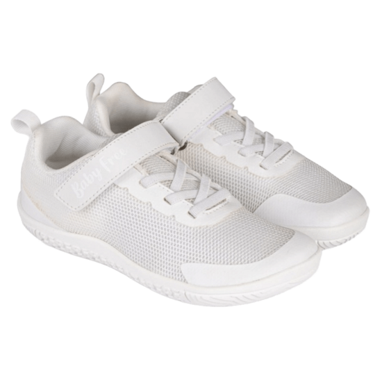 CHETTO Barfußschuhe für Kinder – Weiß im sportlichen Stil