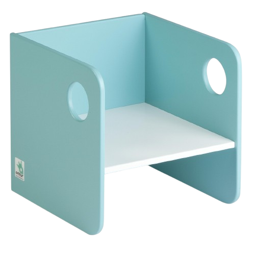 ARTHUR&FRIENDS Karl Kids Chair - Light Blue (Convertible Montessori Design)