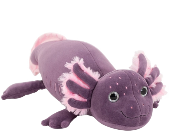 ORANGE TOYS Mīkstā rotaļlieta violets aksolotls, 40 cm