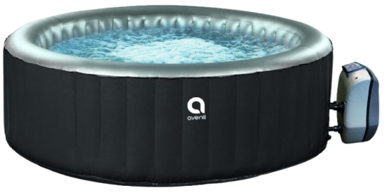 AVENLI Spa gonflable extérieur London Spa, Ø135 cm, pour 3 personnes