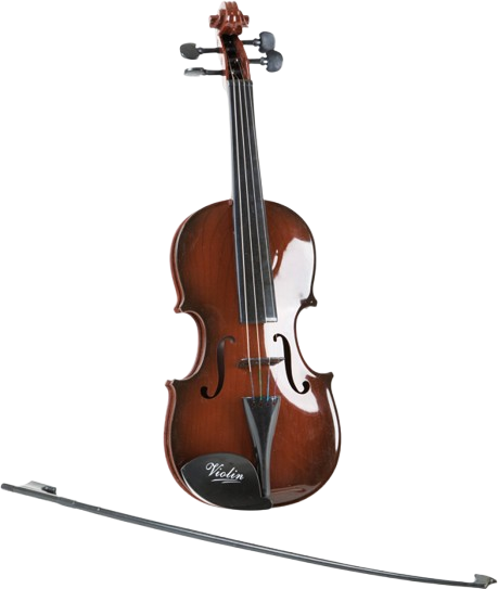 Violon jouet classique pour enfants avec finition effet bois