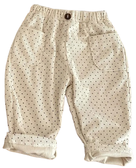 MINI-UNI CHICH Comfortable Cardigan Baby Pants for Girls (0-3 Years) 