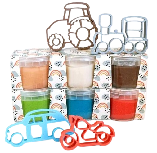 MĪCI plastilīna komplekts "Brum-Brum"
