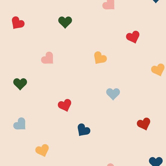 DEKORNIK Hearts in All Colors wallpaper