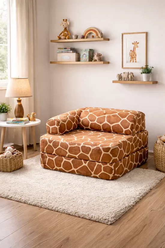 BEES & BLOOMS Fauteuil modulaire pour enfant Giraffe