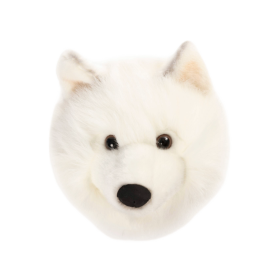 WILD & SOFT Lucy, der weiße Wolf – Wanddekoration 