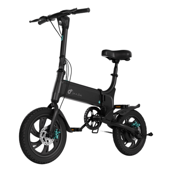 PHUNKEE TREE Salokāms elektriskais velosipēds ar APP melns