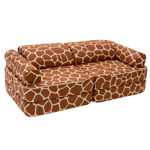 BEES & BLOOMS Canapé de jeu modulaire pour enfants Giraffe 120 cm