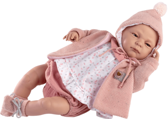 Poupée BERBESA Valeria avec veste et bonnet, 50 cm