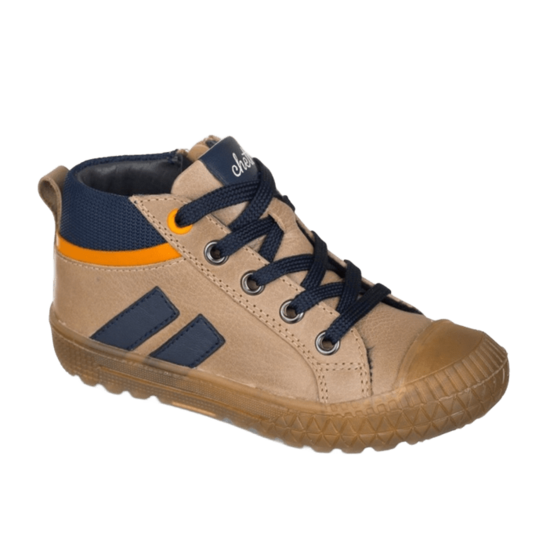 CHETTO Leder-Sneaker für Jungen mit Gummisohle