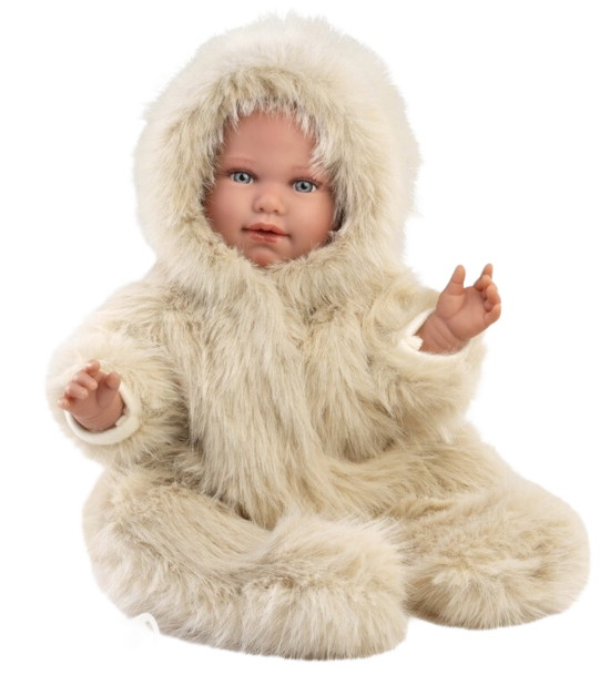 LLORENS Alicia 45 cm – runājošā un raudošā lelle ar mīkstu ķermeni