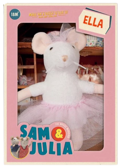 SAM & JULIA Mouse Mansion Plush Friend – Ella