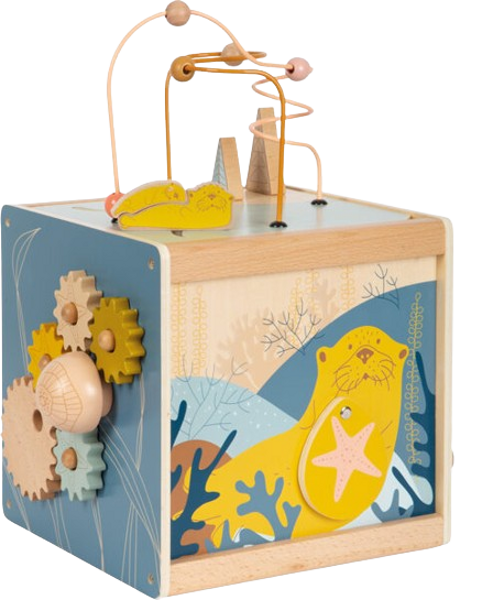 Cube d'activité motrice SMALL FOOT "Bord de mer"