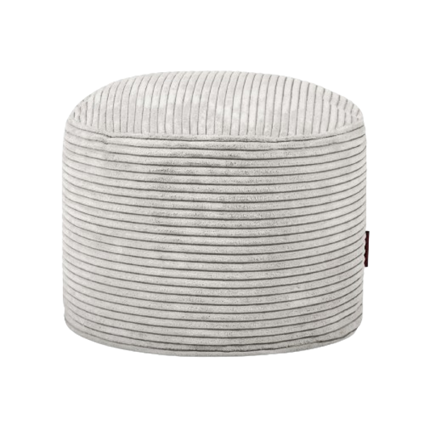 PUŠKU PUŠKU Pufs mini Waves Piena balts